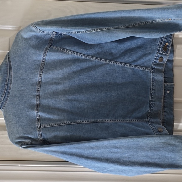 ST. JOHN'S BAY BRAND WOMEN'S LIGHT BLUE STRETCH JEAN JACKET SIZE XL - Picture 8 of 16